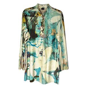 ❤️ FANTAZIA suede Button Down dress Size M